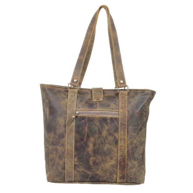 Myra Bag Sand Dunes Leather Hairon Bag
