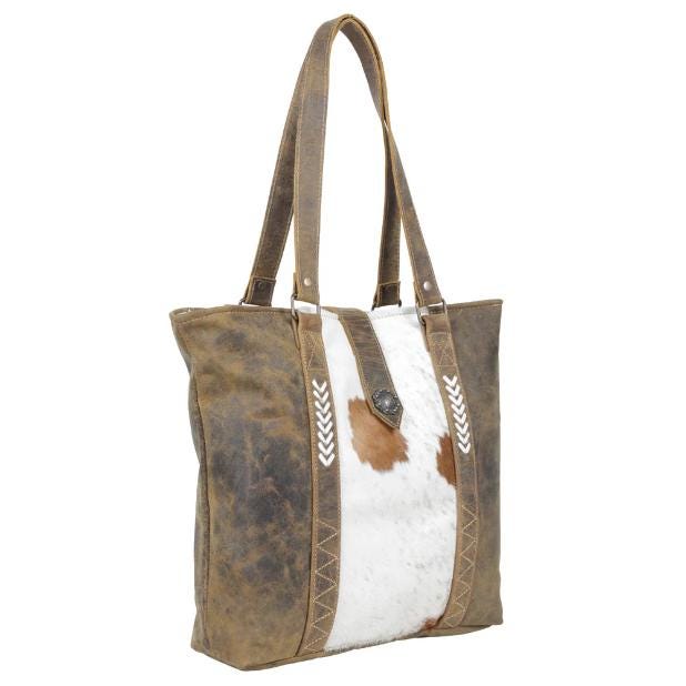 Myra Bag Sand Dunes Leather Hairon Bag