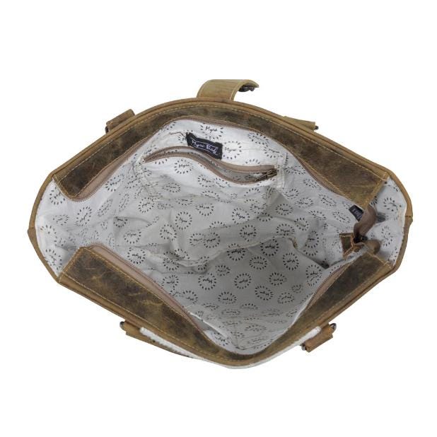 Myra Bag Sand Dunes Leather Hairon Bag