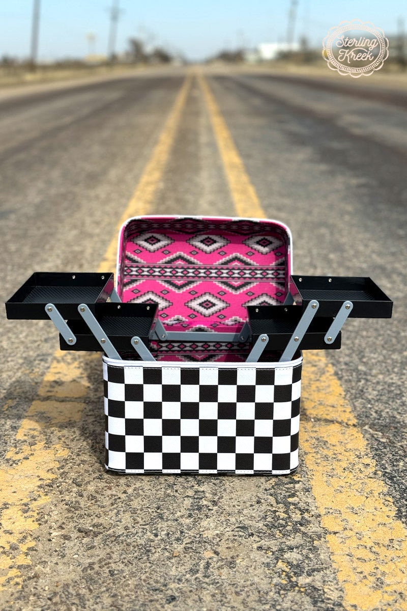 Take the Lead Caddy Box Makeup Kaboodle Caboodle Case Jewelry Box