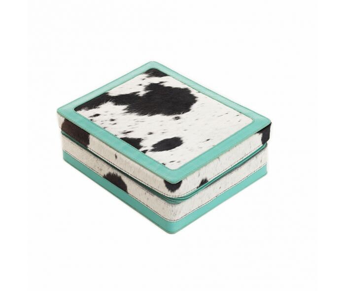 TENNISON CHARM in Teal  Jewelry Box by Myrabag Myra Bag