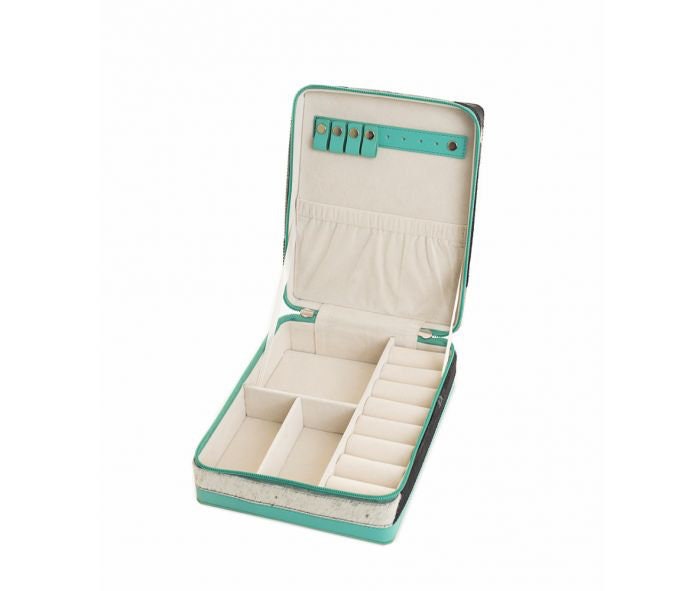 TENNISON CHARM in Teal  Jewelry Box by Myrabag Myra Bag
